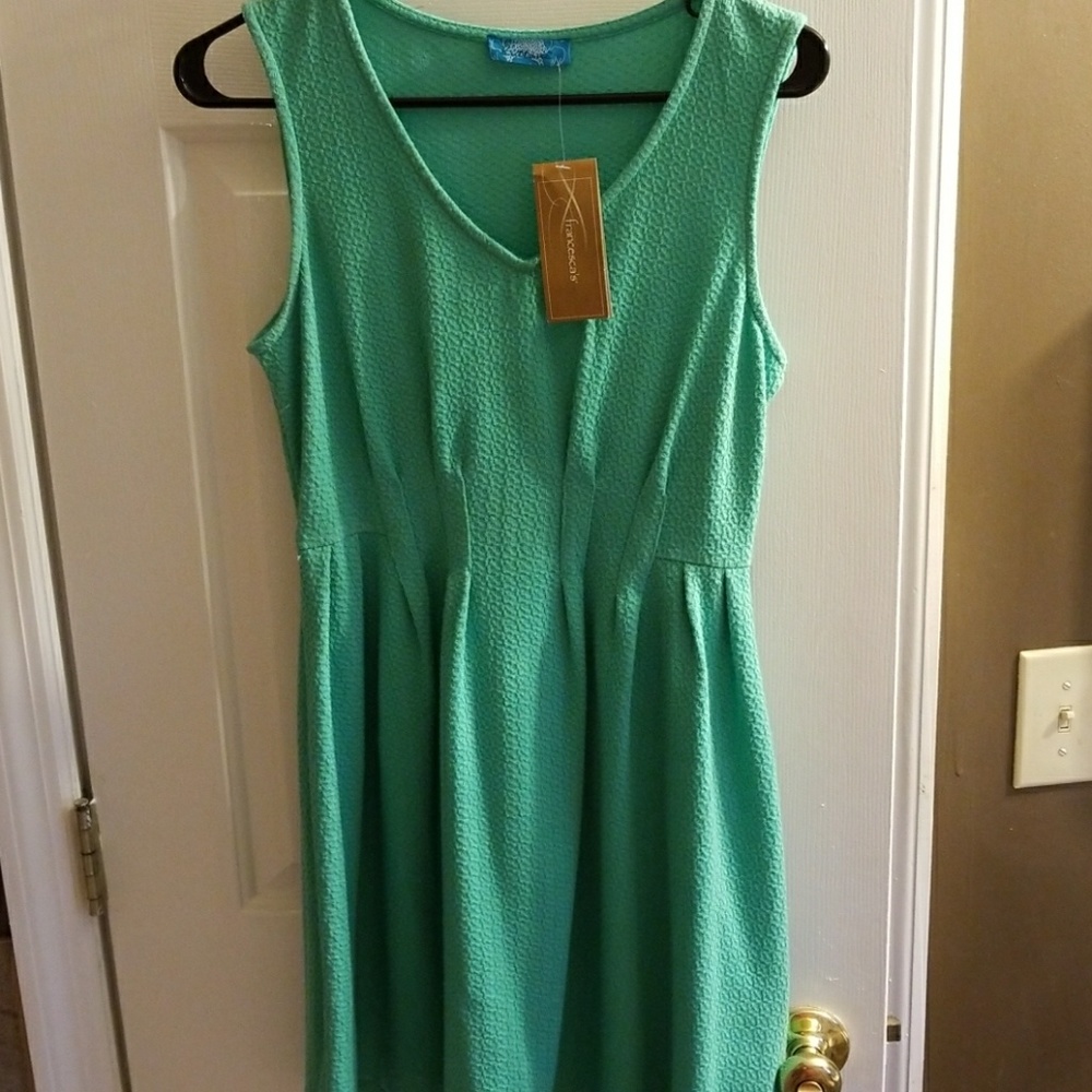 *NWT* Textured Jade Green Dress